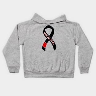 Live Brazilian Jiu jitsu Ribbon Kids Hoodie